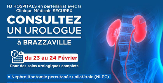 OPD spéciale pour la cardiologie et l'urologie à Brazzaville